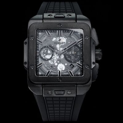 Hublot Watches for Sale Square Bang Unico  Black Steel Case Watch